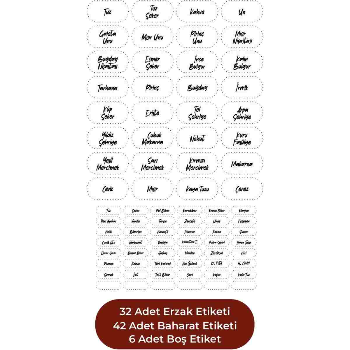 Vienev Foly Etiketli Kare Erzak Saklama Kabı 24'lü Set 8x(0,55 LİTRE, 1,2 LİTRE, 1,75 LİTRE) Beyaz - Görsel 3