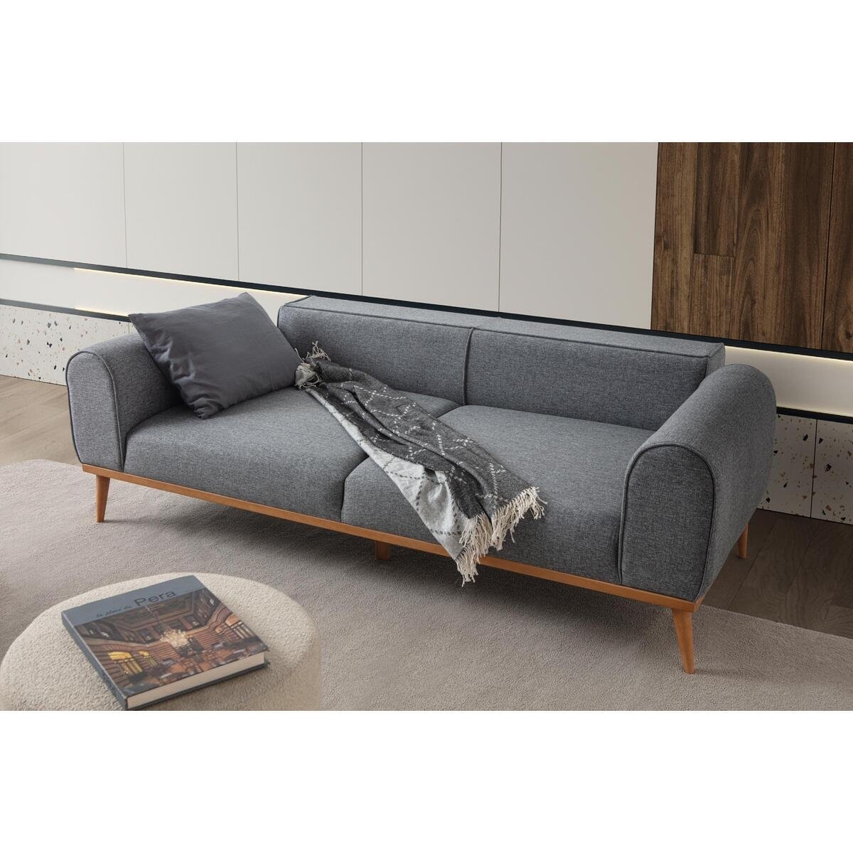 EDSY HOME Rebull 3+3+1 Koltuk Takımı Gri - Görsel 6
