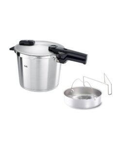 Fissler Vitaquick Premium 6 Litre Düdüklü Tencere + Buharda Pişirme Aparatı
