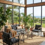 Sosyal Medya Dekorasyon 3+1+1 Balkon, Bahçe, Cafe Mobilyası