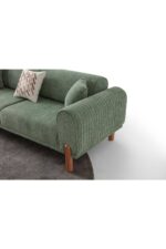 EDSY HOME Armoni 3+3+1+1 Koltuk Takımı Yeşil - Görsel 8
