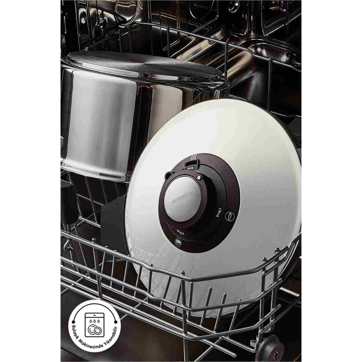 Karaca Quick And Safe Indüksiyon Tabanlı Düdüklü Tencere Seti 6+8 Lt - Görsel 12