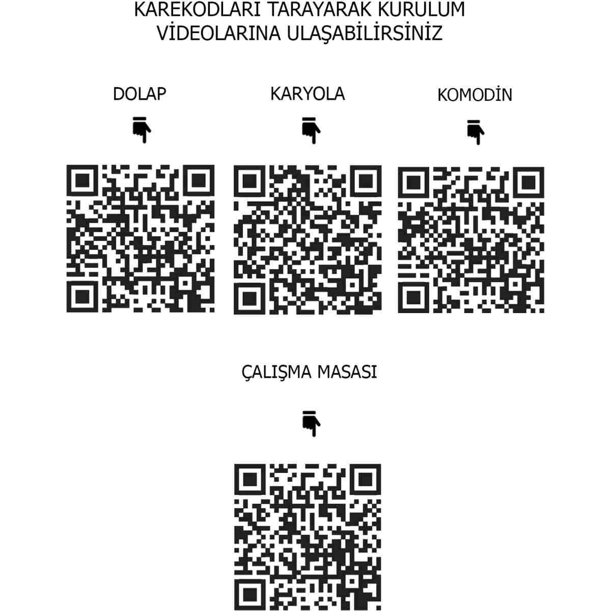 Setay Rosetta Genç Odası - 3 Kapılı Dolap, Karyola, Komodin, Masa - Görsel 8