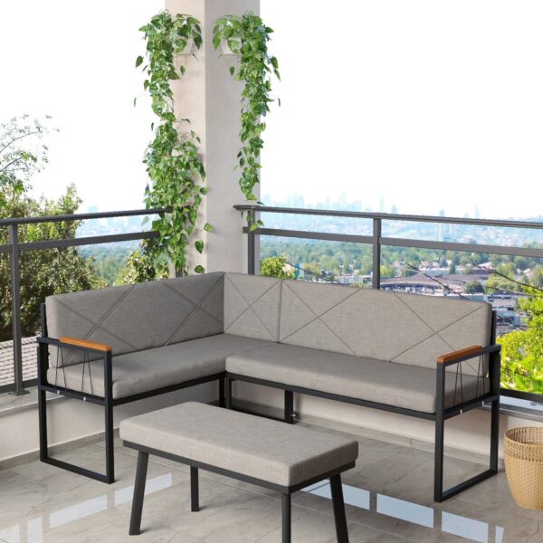 Mygusi Src Balkon, Bahçe, Cafe, Köşe Takımı