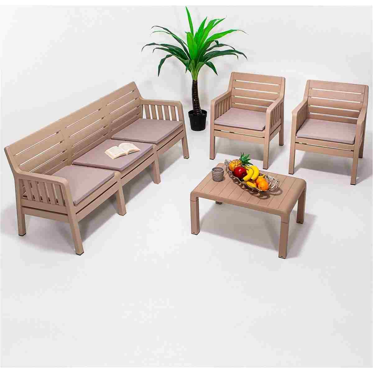 Modalife Lara Home Minderli 3 1 1 S Bahçe Takımı-antrasit - Görsel 8