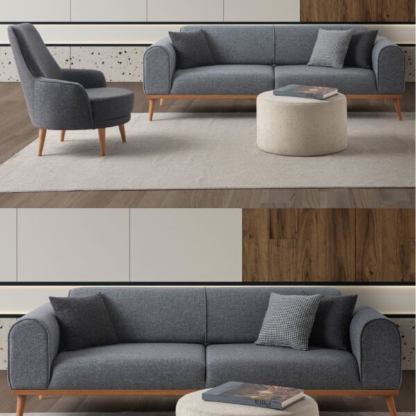 EDSY HOME Rebull 3+1 Koltuk Takımı Gri
