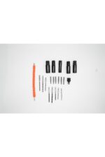 MOONSHOP Pro Seri 58VF Çift Akülü Somun Bijon Sökme Takma Sıkma Matkap Kömürsüz Akülü Vidalama 32 Parça Set - Görsel 5