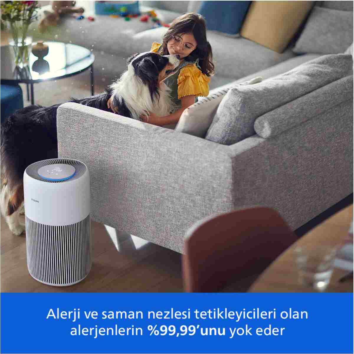 Philips 2200 Serisi Hava Temizleyici, HEPA NanoProtect, Ultra sessiz, Uzun ömürlü filtre (AC2220/10) - Görsel 14
