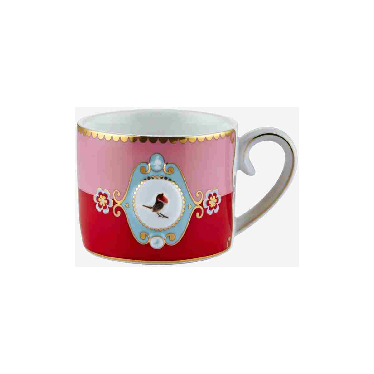 Pip Studio Love Birds Kırmızı Porselen Kahve Fincanı 90 Ml - Görsel 5