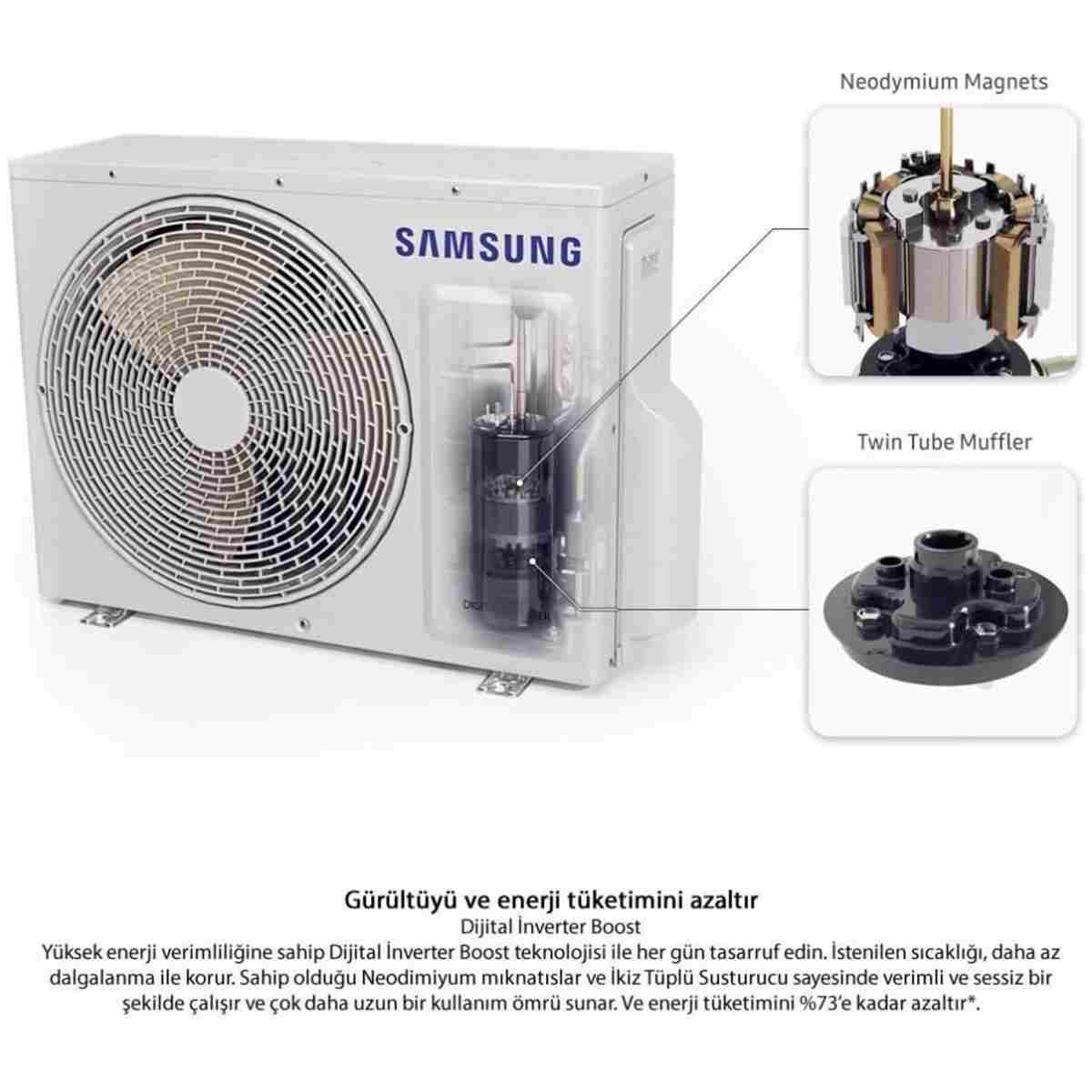 Samsung Wind-free Premium Ar18bxfcmwk/sk 18000 Btu A Duvar Tipi Klima - Görsel 15