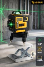 ASSUR PLUS ASSUR 360° 12 Köşe Otomatik Hizalamalı Yeşil Çizgili Su Terazili Lazer Metre Hizalama - Görsel 2