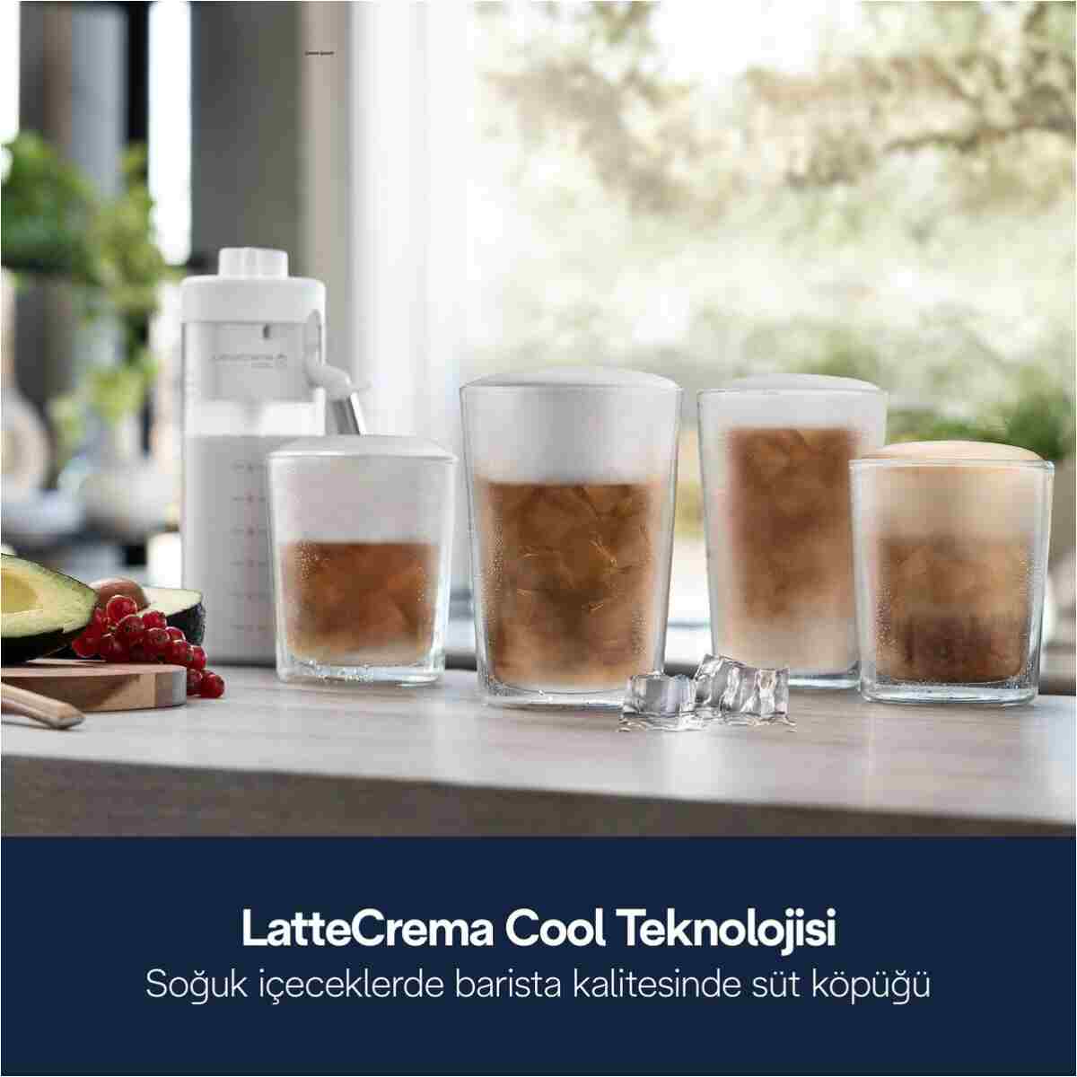 DELONGHİ Eletta Explore, ECAM450.65.S Tam Otomatik Espresso Kahve Makinesi , 50 + farklı içecek, Soğuk Kahve - Görsel 8