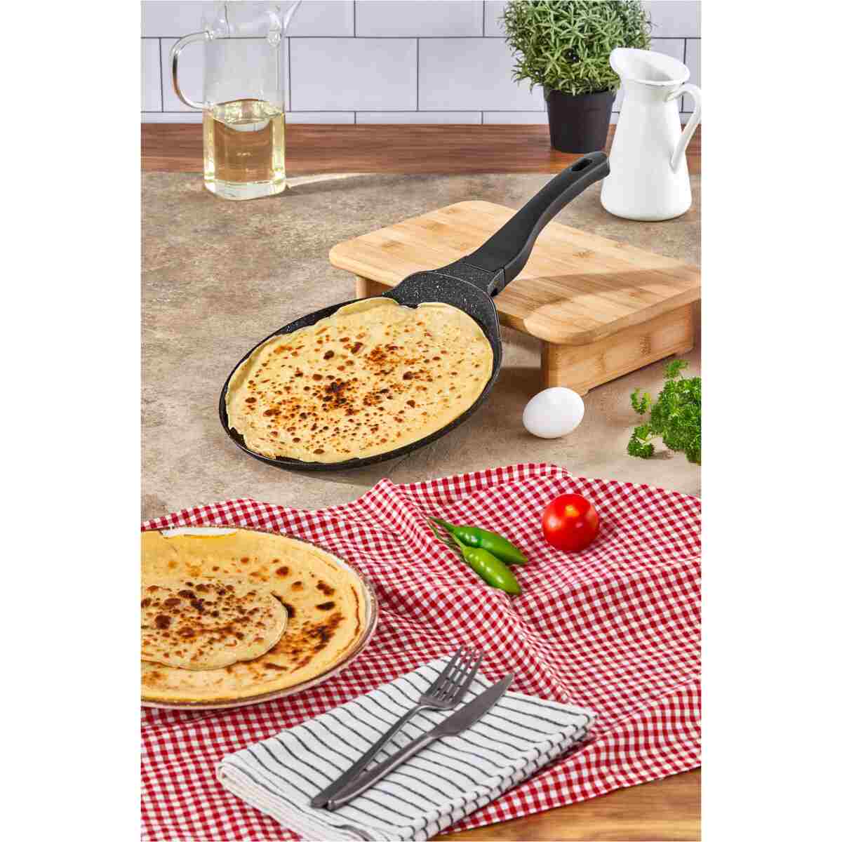 Taç Eva Döküm Krep Tava 28 Cm - Görsel 4