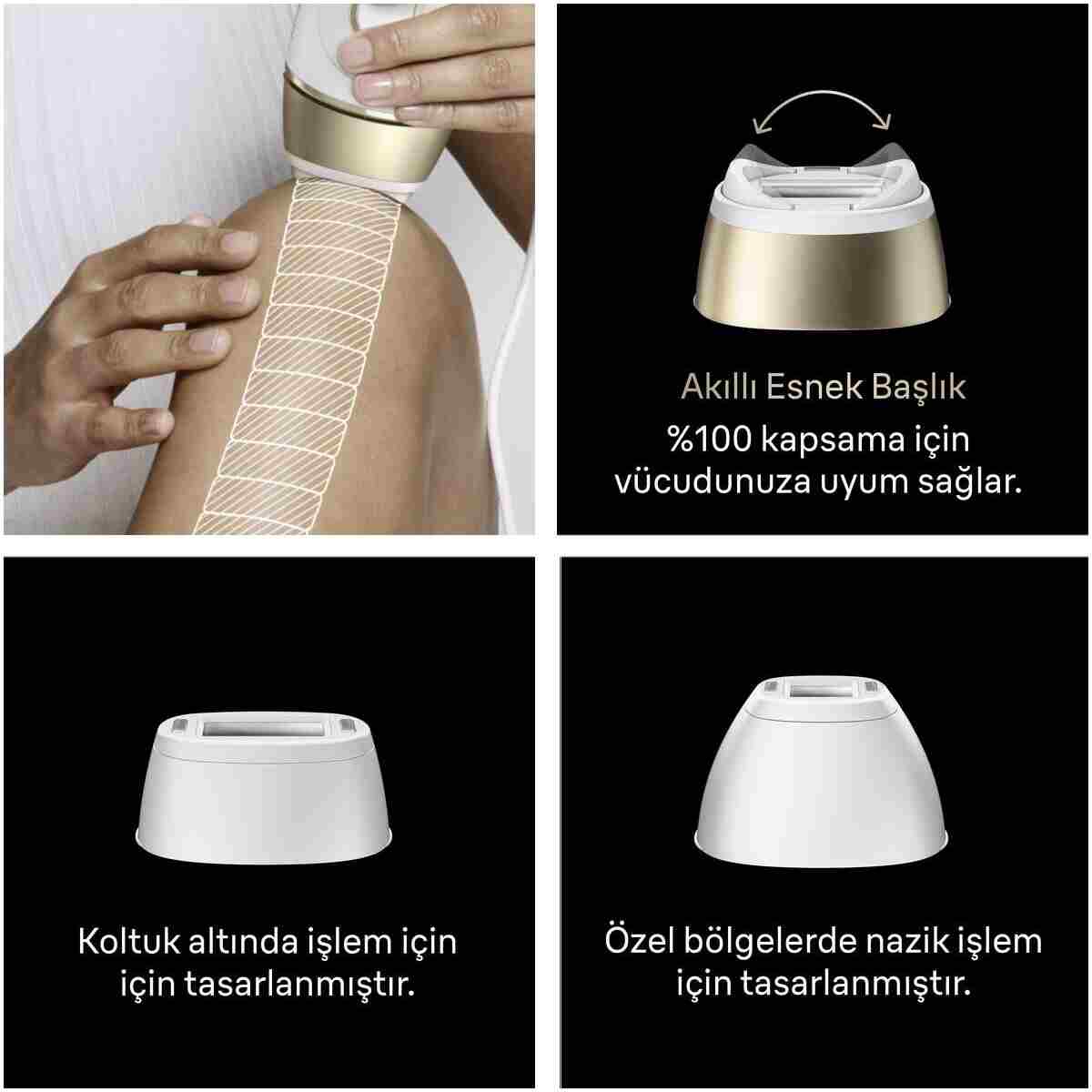 Braun IPL Silk·expert Pro 5, Evde Lazerle Tüy Alma, Çanta, Gillette Venus, 3 Başlık, PL5311 - Görsel 12