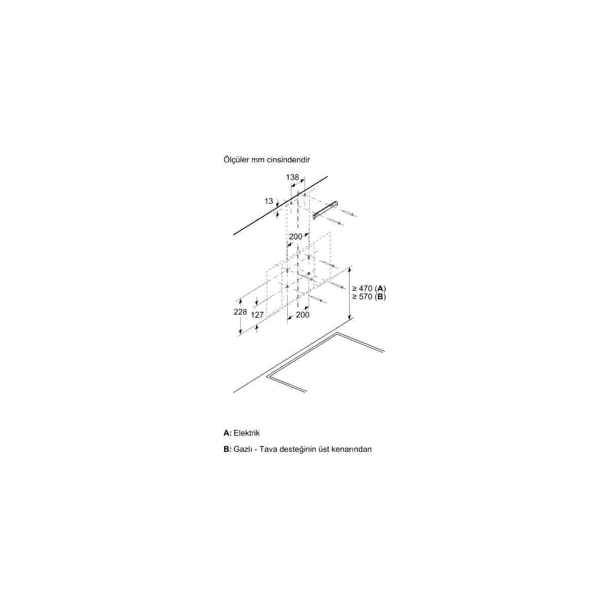 Siemens Lc64kpj20t 60 Cm Duvar Tipi Davlumbaz Beyaz - Görsel 15