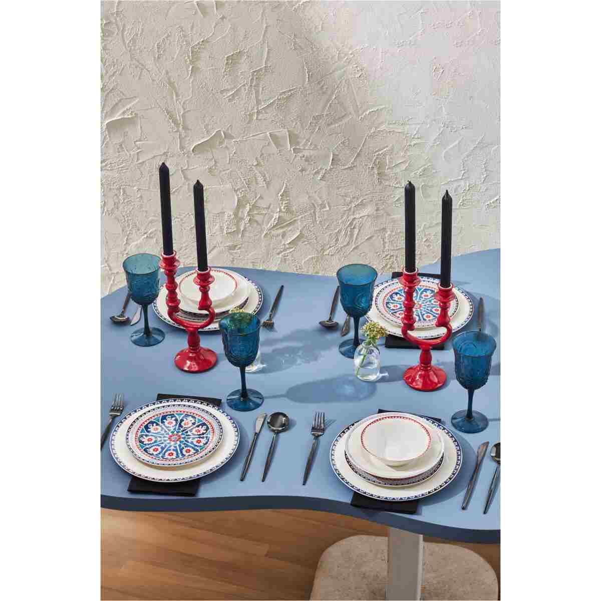 Karaca Elegance Bone Ancient 24 Parça 6 Kişilik Yemek Takımı - Görsel 11