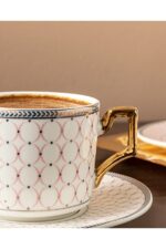 English Home Rabecca Porselen 2'li Kahve Fincan Takımı 90 Ml Pembe - Görsel 2