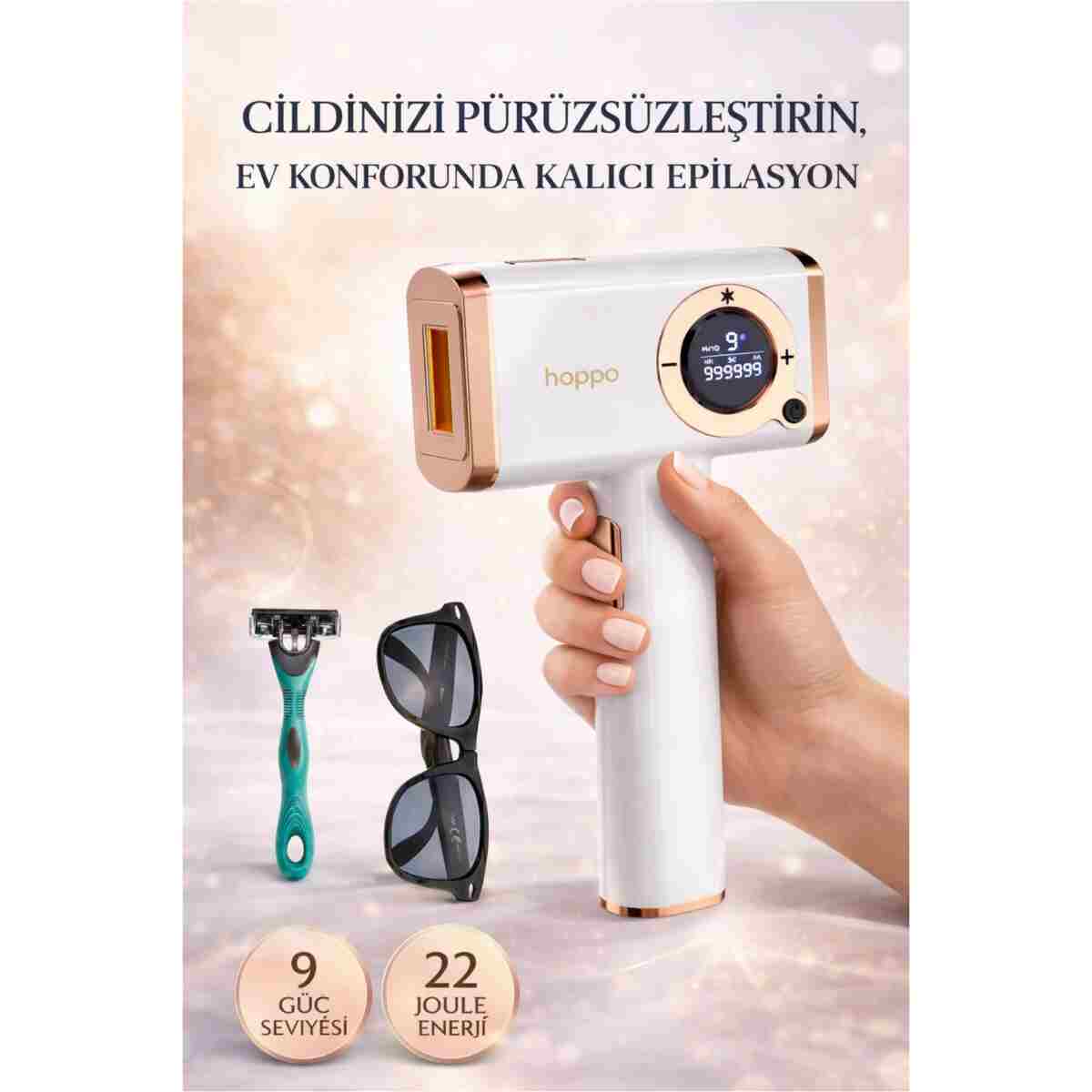 hoppo Ipl Buz Lazer Epilasyon Cihazı Plus 999.999 Flas Atım - Görsel 5
