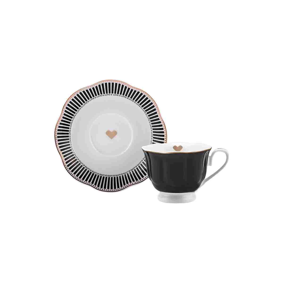 Karaca Piraye 6 Kişilik Kahve Fincan Takımı 80 ml - Görsel 11