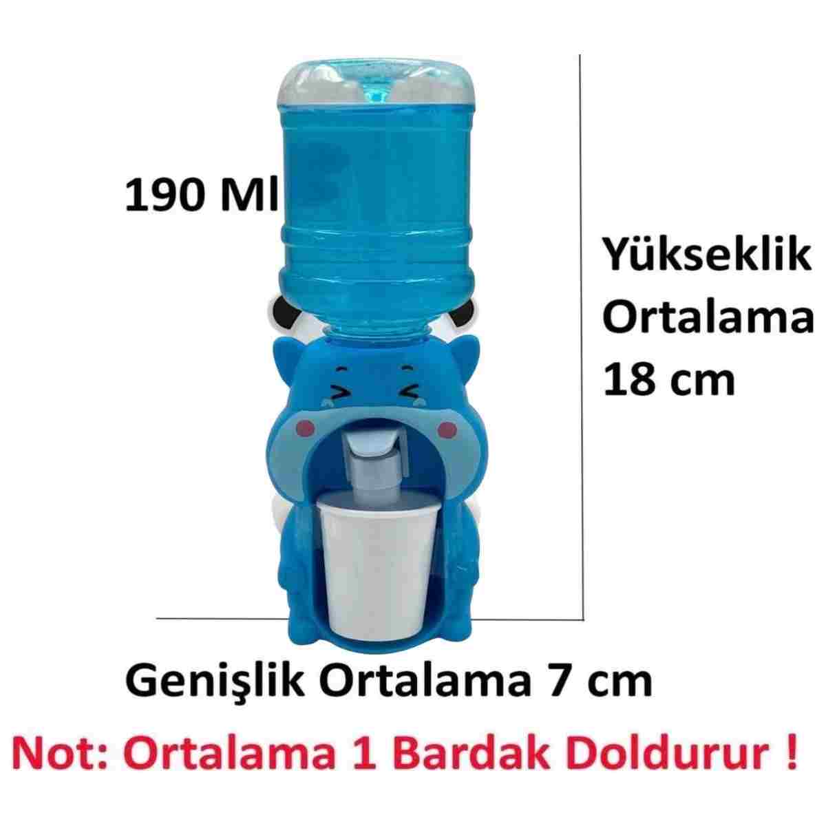 TOYJOY Global Toy Joy - Mini Su Sebili, Tanklı Içecek Sebili, Musluk Ve Standlı, 190 ml Masaüstü Karışık Gönderilmektedir - Görsel 2