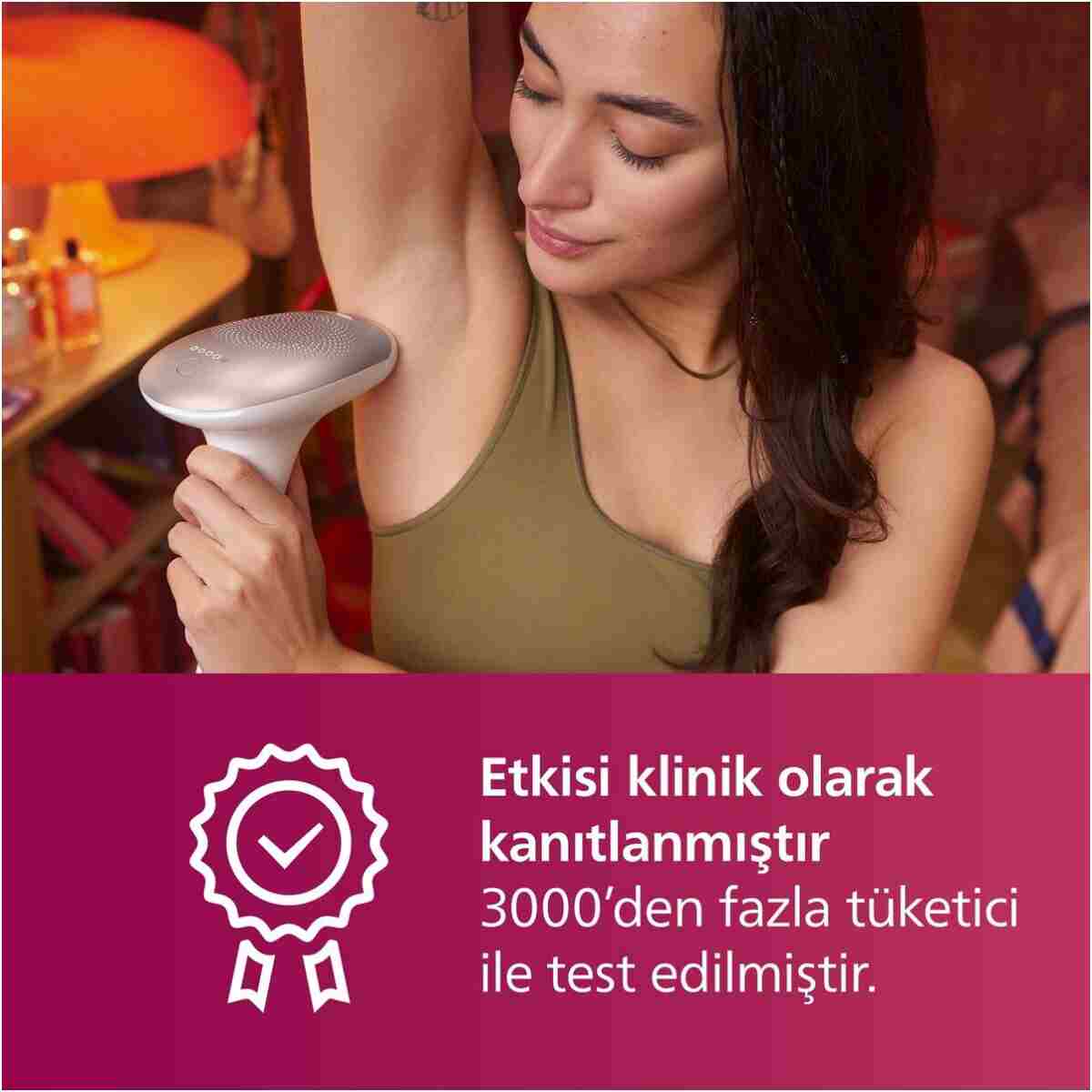 Philips Lumea 7000 Serisi SC1997/00 IPL Tüy Alma,Vücut ve Yüz için 2 Başlık,Çanta - Görsel 7