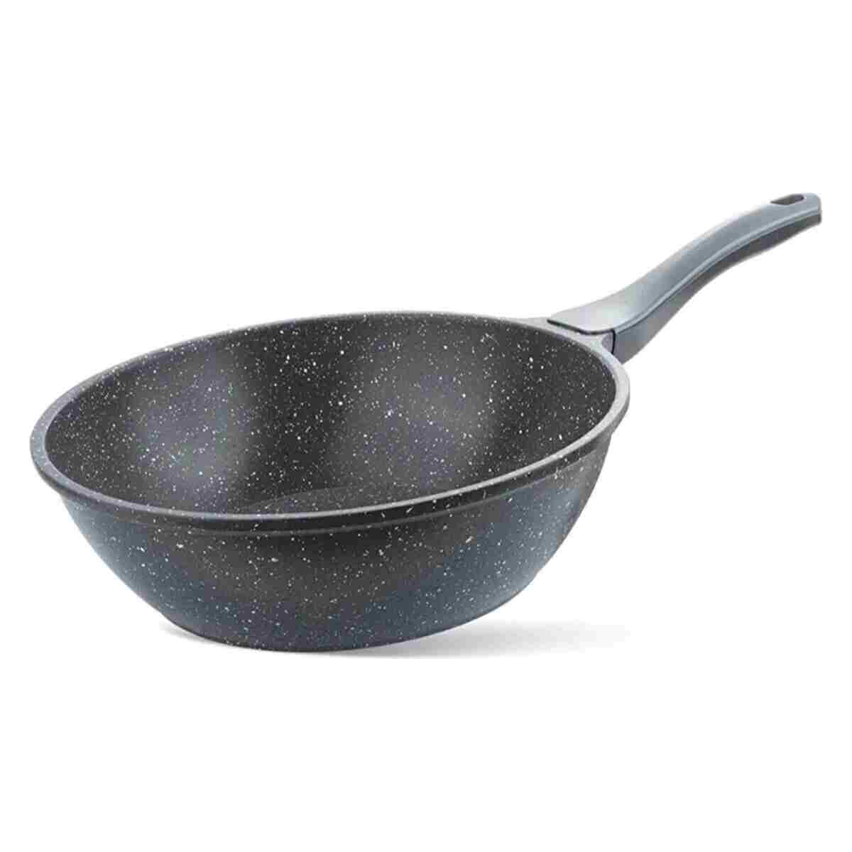 ThermoAD | Wok Tava | Granit Kaplama | 28 Cm | Gri - Görsel 3