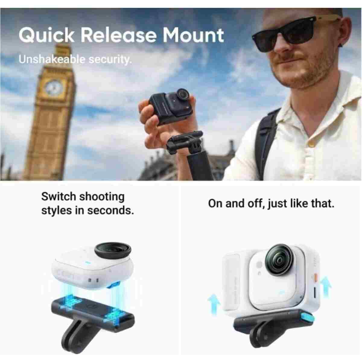 Insta360 GO Ultra Creator Bundle (Siyah) - Görsel 7