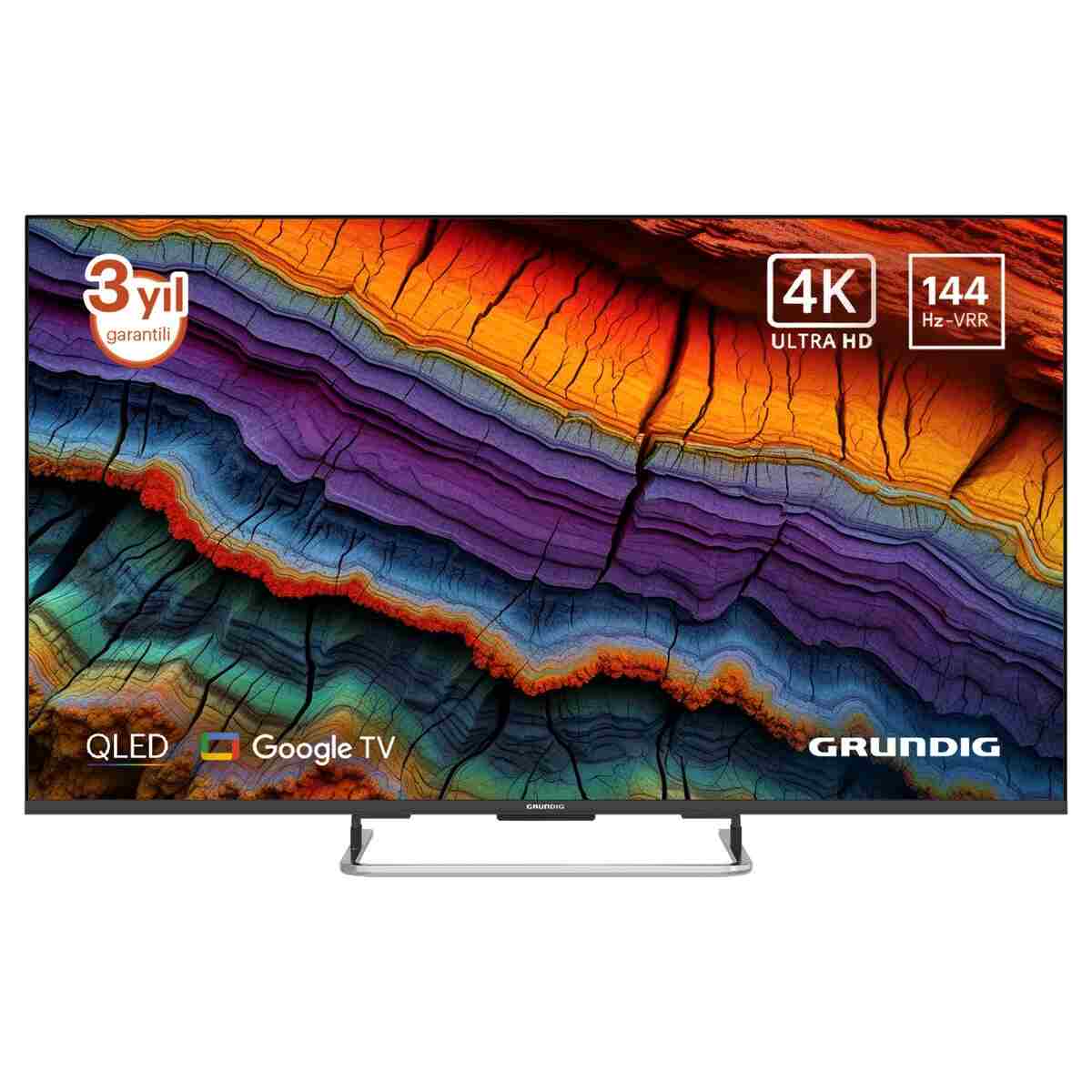 Grundig 75 GQ 800A 75" 190 Ekran Uydu Alıcılı 4K Ultra HD Google Smart QLED TV - Görsel 8