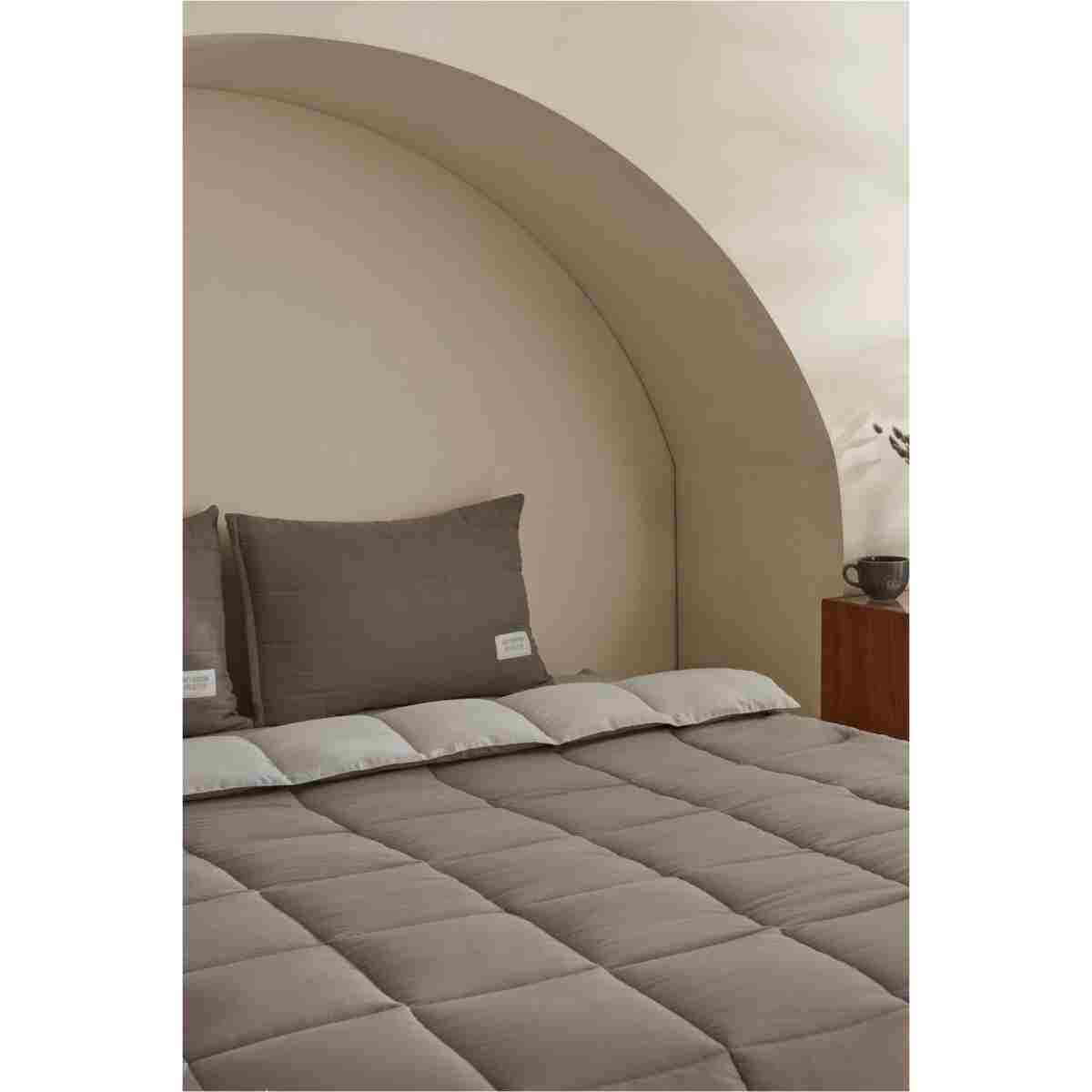 Karaca Home Relax Çift Kişilik Comfort Set/uyku Seti Gri - Görsel 12