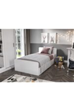 KZNMOB HOME Anemon 3 Parçalı Tek Kişilik Mdf Genç Odası Takımı - Tamamı 1. Kalite Mdf Gardrop, Masa, Karyola - Görsel 7