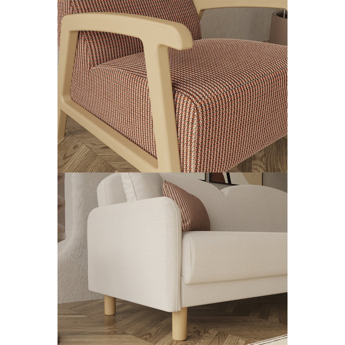 Modalife Vera Koltuk Takımı, Oturma Grubu 3+3+1+ 1 Full Paket (2 Koltuk 2 Berjer) (Sandıklı-Yataklı) - Görsel 10