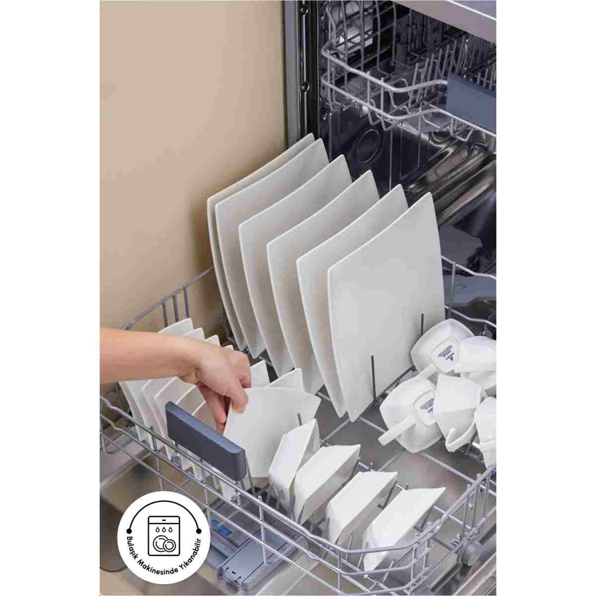 Karaca Forever Bone Perfect White 32 Parça 6 Kişilik Kahvaltı Takımı - Görsel 8