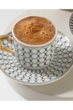 English Home Rabecca Porselen 2'li Kahve Fincan Takımı 90 ml Siyah - Görsel 2