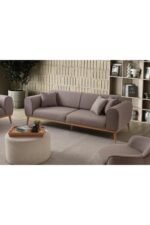 EDSY HOME Rebull 3+1 Koltuk Takımı Kahverengi - Görsel 3
