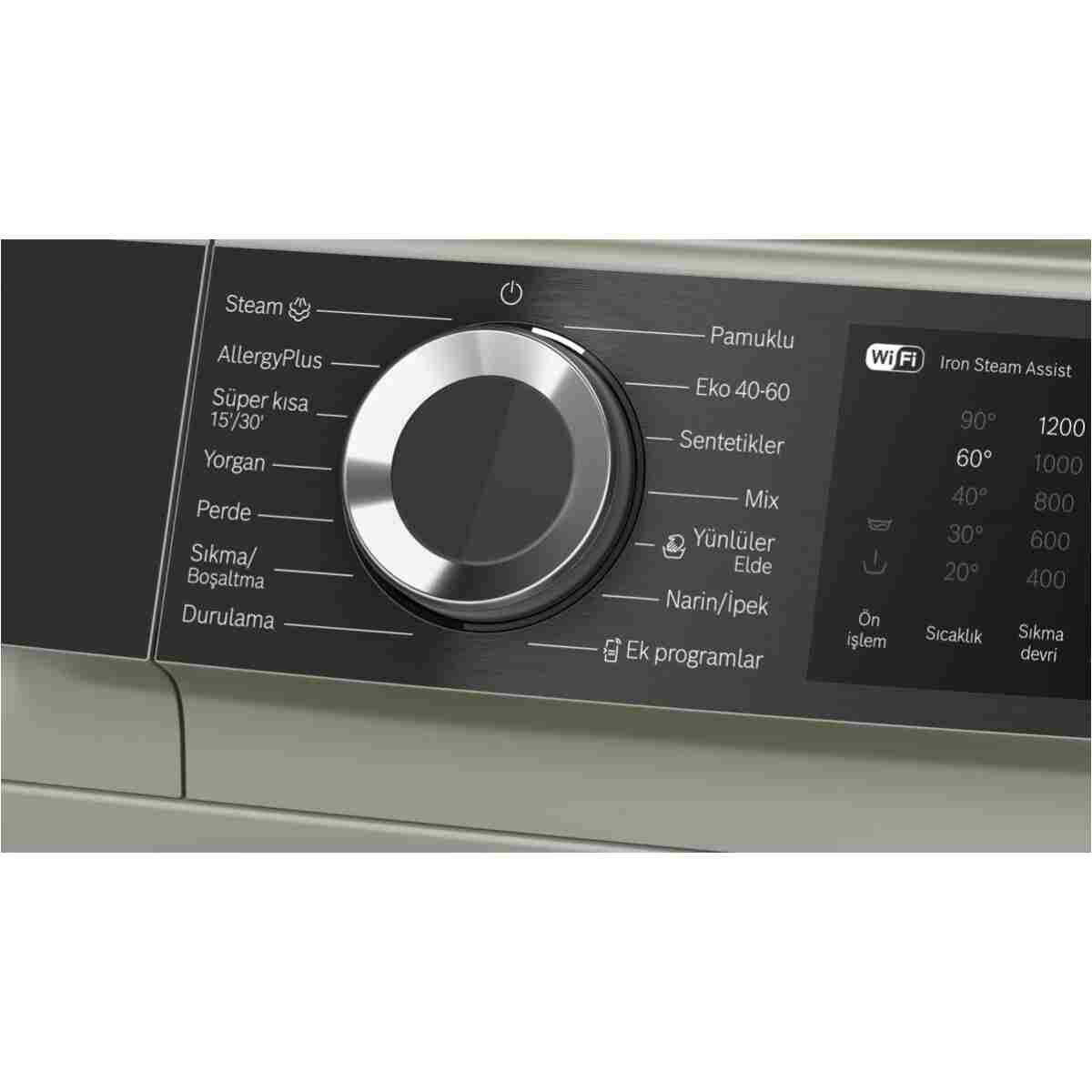 Bosch WGK252ZXTR 10 Kg 1200 Devir Serie 6 Gri Çamaşır Makinesi - Görsel 7