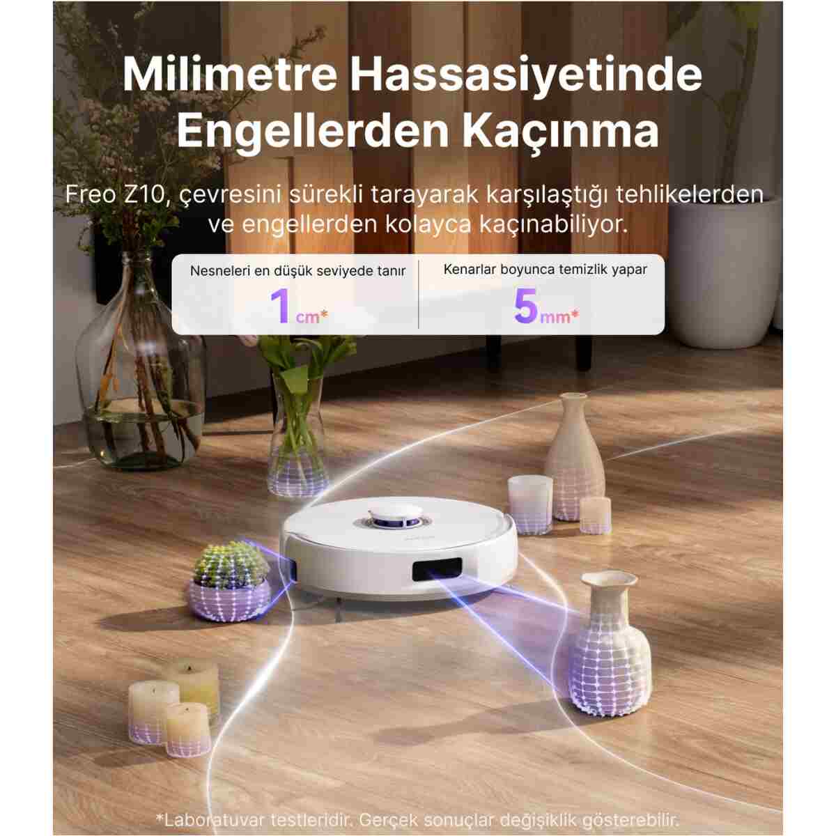 Narwal Freo Z10 Akıllı Robot Süpürge Beyaz,15.000PA Emiş Gücü - Görsel 7