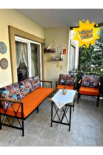 Sosyal Medya Dekorasyon 3+1+1 Balkon, Bahçe, Cafe Mobilyası - Görsel 9