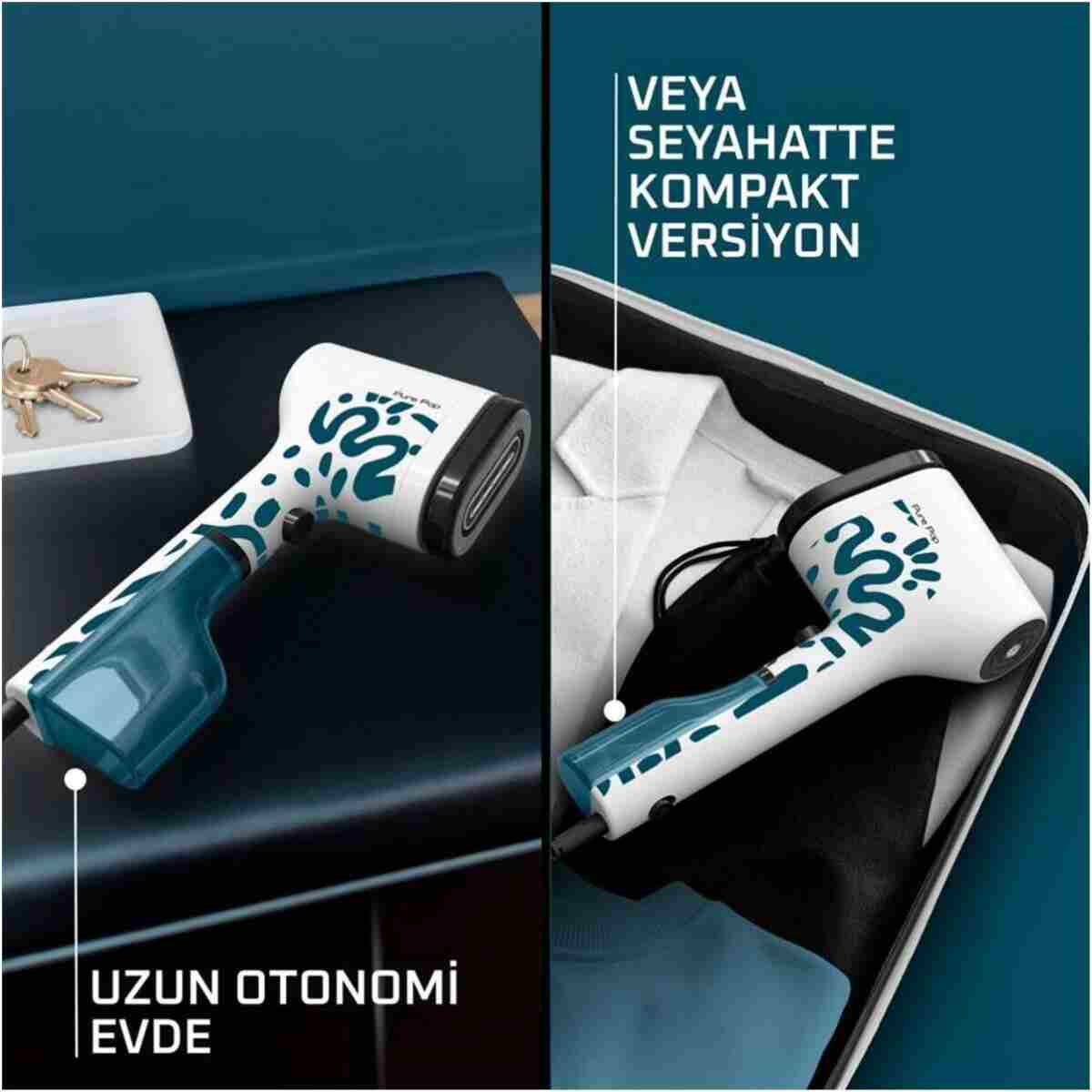 TEFAL DT204 Pure Pop Home and Travel Buharlı Düzleştirici Ütü - Görsel 11