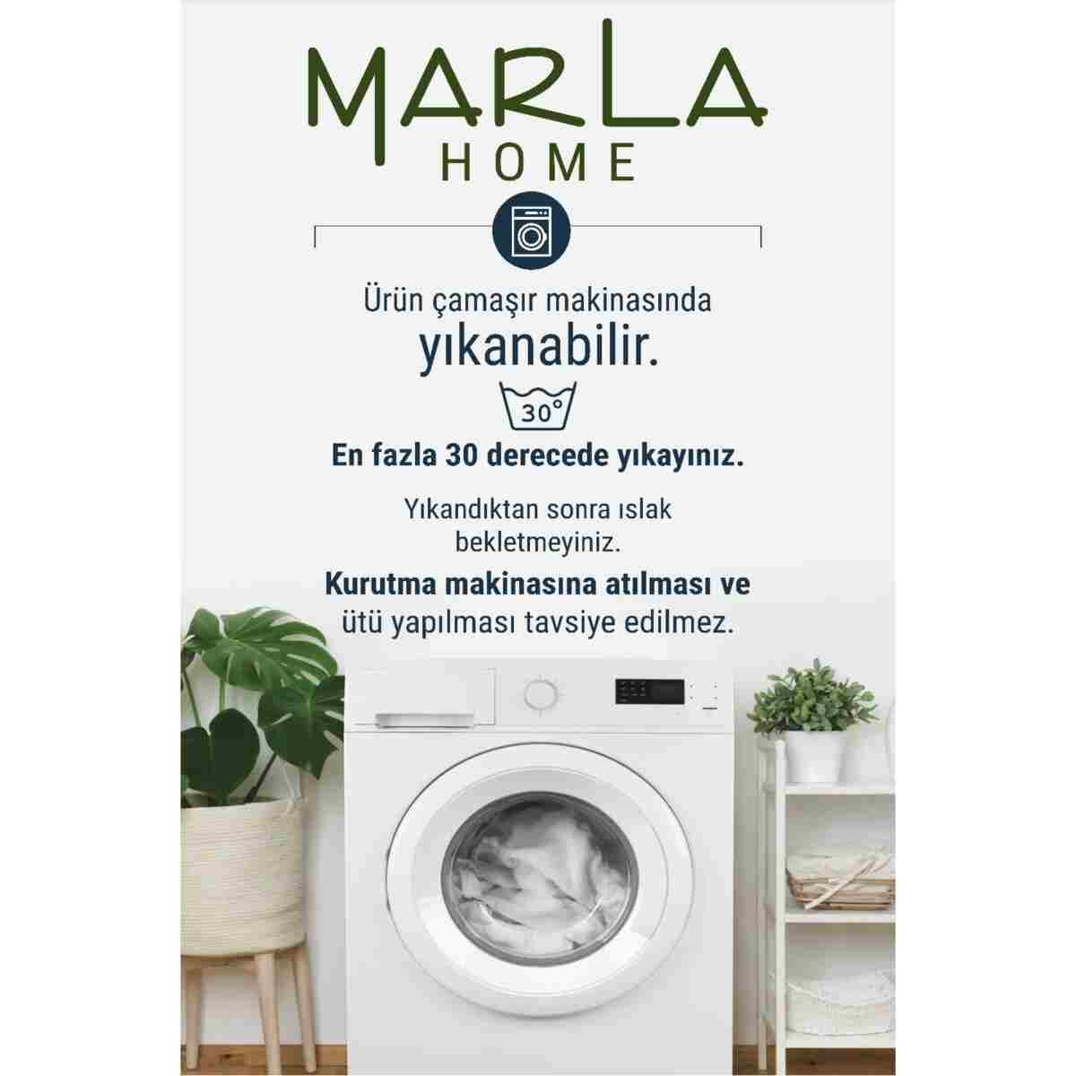 MARLA HOME Çift Kişilik Welsoft Yorgan Uyku Seti | Lastikli Çarşaflı | Bahar - Görsel 5