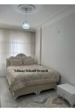 Home Çift Kişilik Welsoft Yorgan Uyku Seti Bej Labirent | Lastikli Çarşaflı | Çeyiz Seti | Çeyiz Takımı - Görsel 11
