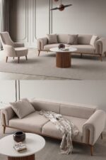 EDSY HOME Riva 3+1 Koltuk Takımı Antrasit - Görsel 10