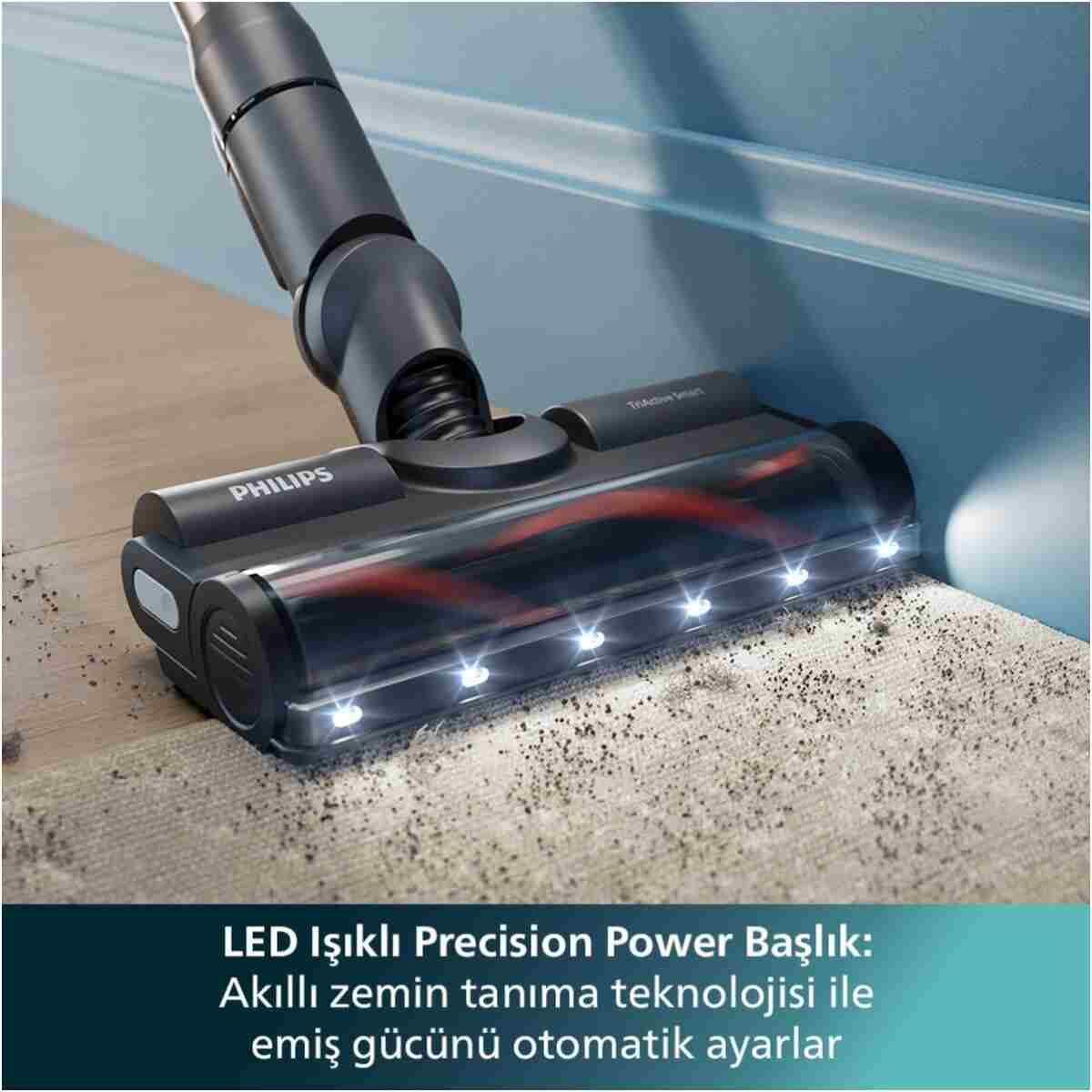 Philips 6000 Serisi Kablosuz Dikey Süpürge, PowerCyclone 11, 64 Dakika Kullanım Süresi, XC6552/01 - Görsel 10