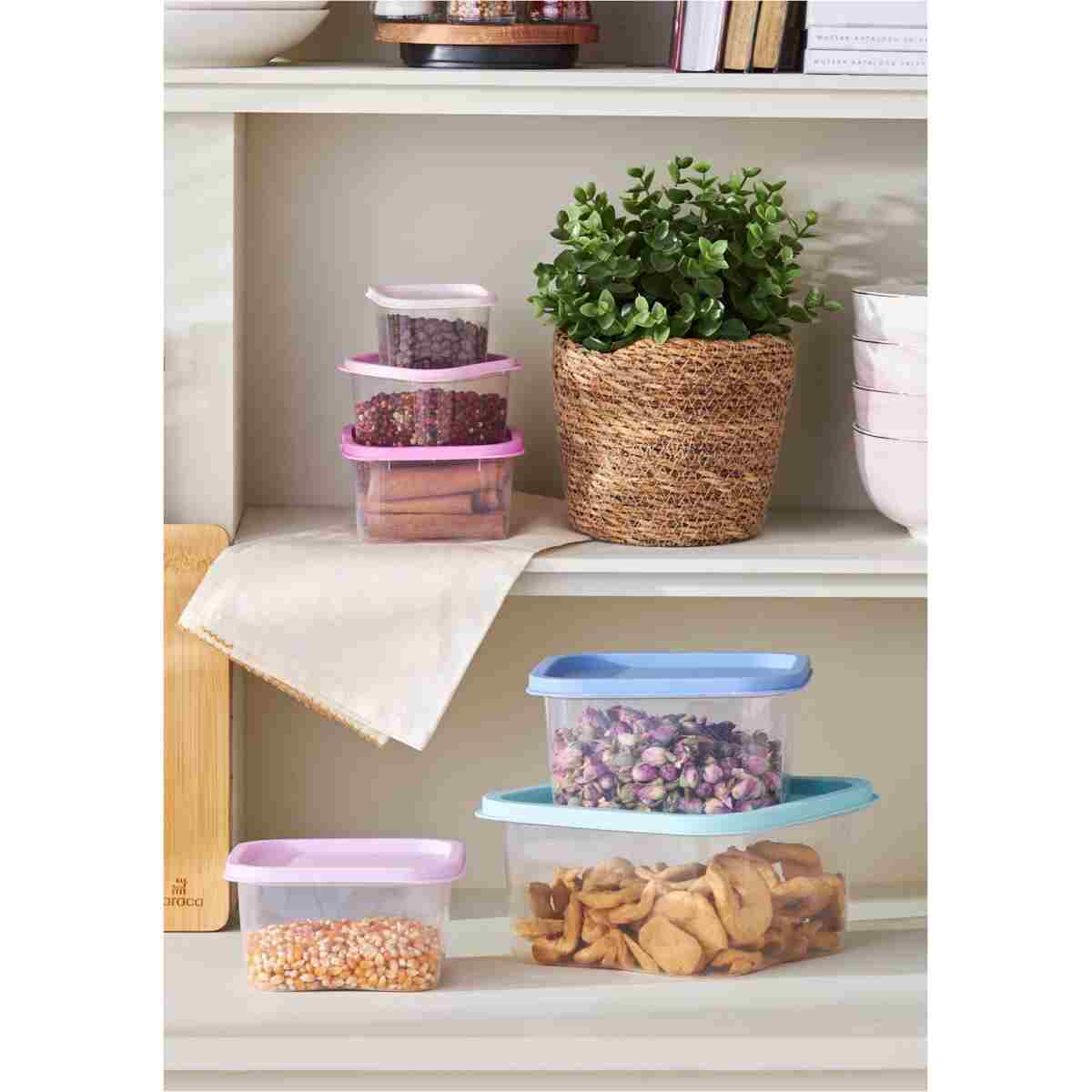 Karaca Dora Purple 6 Parça Saklama Kabı - Görsel 2