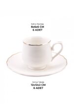 Emsan Beykoz 6 Kişilik Kahve Fincanı Takımı 90 ml - Görsel 3