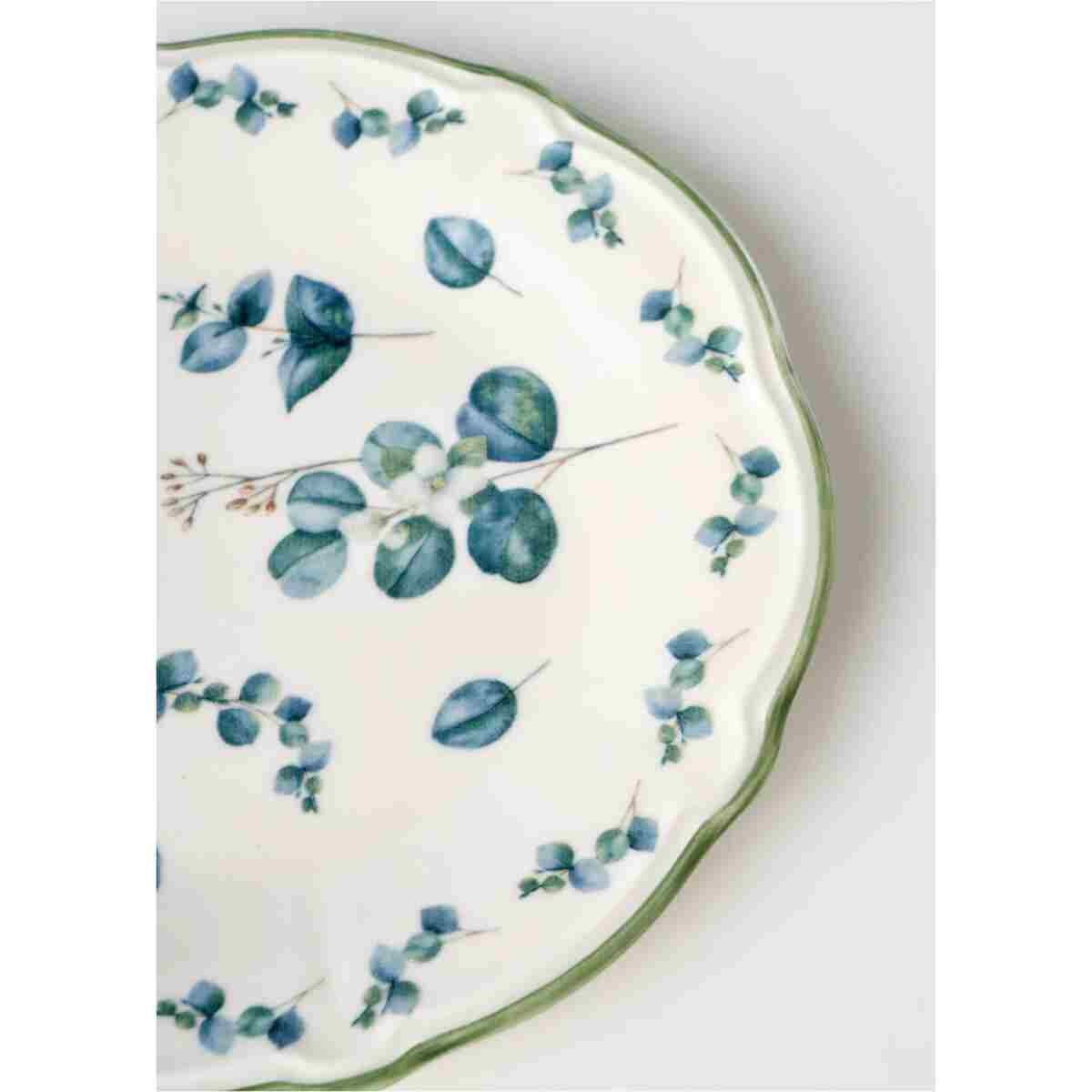Bella Maison Ocaliptus Stoneware 26 Parça 6 Kişilik Kahvaltı Takımı Yeşil - Görsel 8