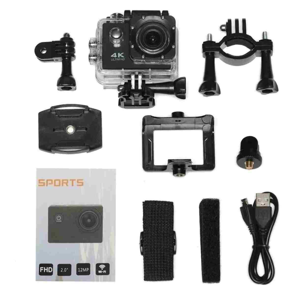 PREPARE 4K Ultra Hd 12Mp Wifi Waterproof 30m Su Geçirmez Aksiyon Kamera - Görsel 8