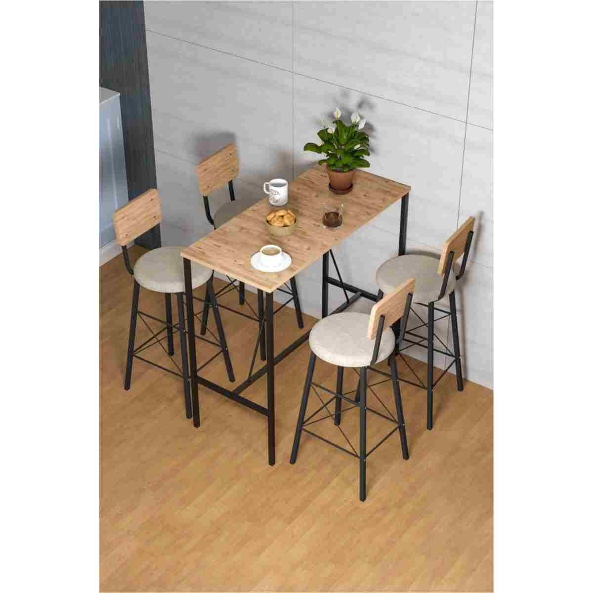 Retodesign İMAJ ÇAM 60/120 BAR MASALI TAKIM 4651A - Görsel 7