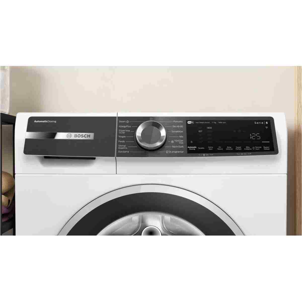 Bosch WGK264Y0TR 11 Kg 1400 Devir Beyaz Çamaşır Makinesi - Görsel 4
