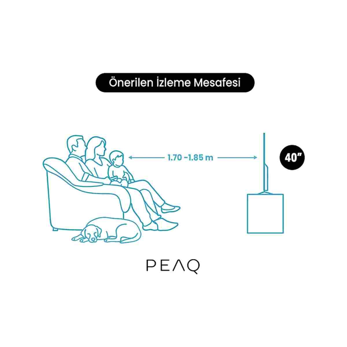 PEAQ 40Q80 40'' QLED Smart TV – Google İşletim Sistemli, Dahili Uydu Alıcılı Full HD QLED TV - Görsel 15