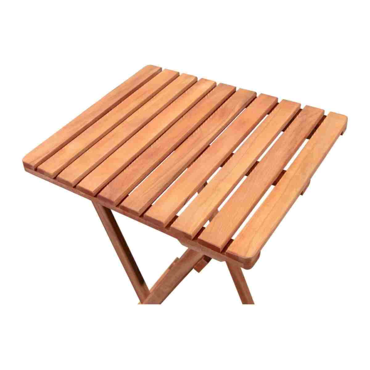 BarışAhşap Balkon Bahçe Mutfak 3'lü Bistro Set 2 Sandalye 1 Masa Hediye Minderli - Görsel 6